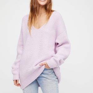 Free People Come Back For Me Cashmere Sweater